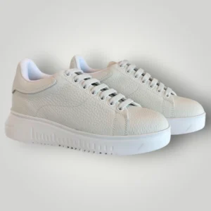 Sneakers Emporio Armani Bianche in Pelle