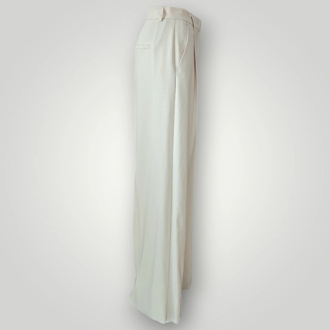 Pantalone Emme Marella Slogan Avorio - immagine 3
