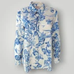 Camicia Emme Marella in Twill stampato in fantasia floreale modello Angel