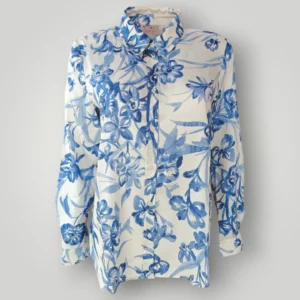Camicia Emme Marella in Twill stampato in fantasia floreale modello Angel