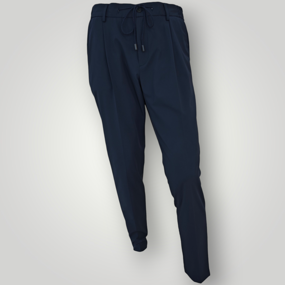 Pantalone L.B.M. 1911 in Tessuto Tecnico Blu Navy