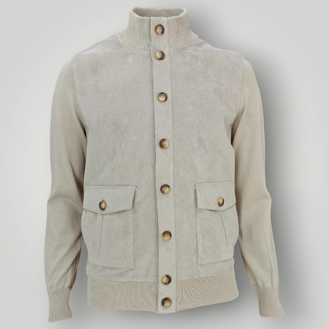 Giubbino in Cotone e Alcantara Gran Sasso