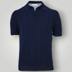 Polo Gran Sasso Blu Navy a Coste