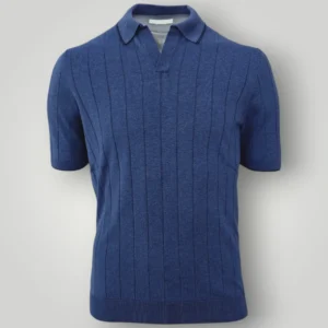 Polo Skipper Gran Sasso Blu in Seta