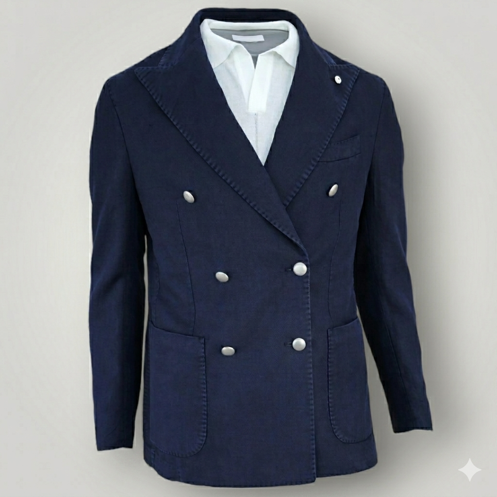 Giacca Doppiopetto L.B.M. 1911 Blu