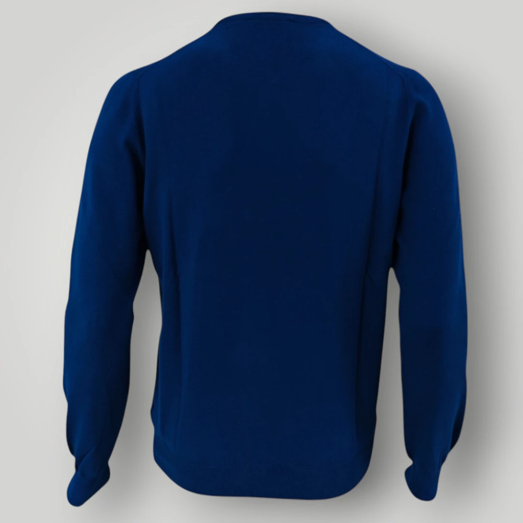 Maglia in Cotone Egiziano Gran Sasso Blu - immagine 4