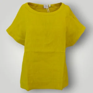 Blusa in Lino Emme Marella Senape