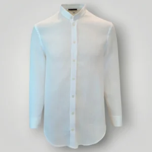 Camicia in Lino Emporio Armani Bianca