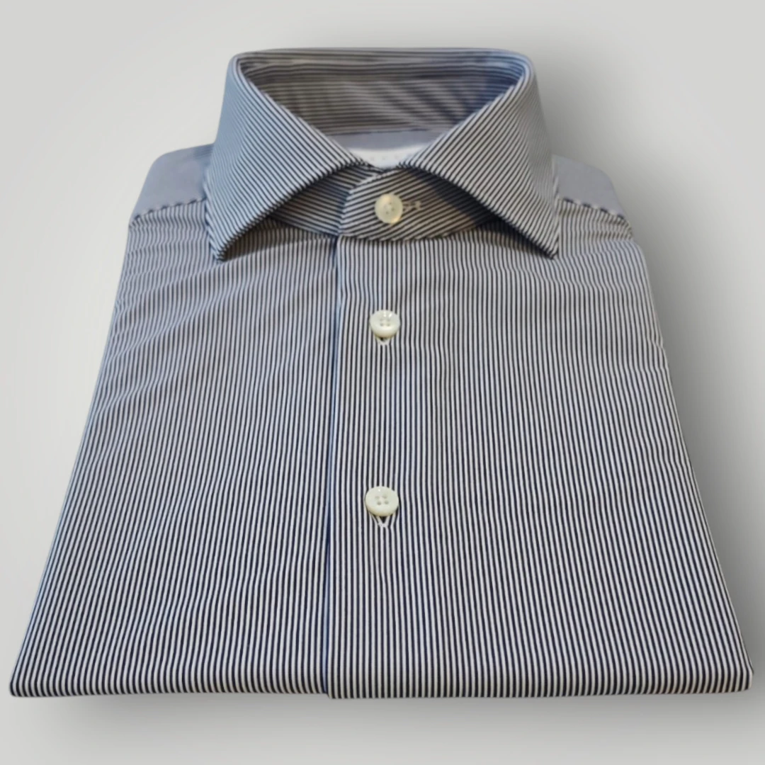 Camicia Xacus Active Tailor Righe Blu