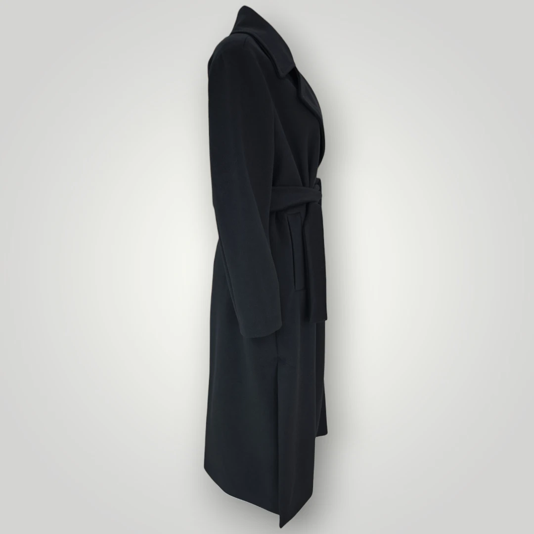Cappotto in Panno Emme Marella Boero Nero - immagine 4