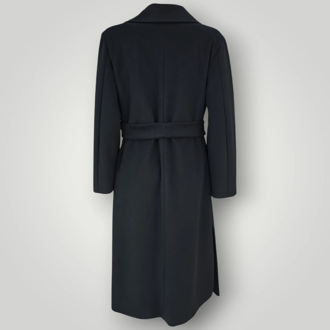 Cappotto in Panno Emme Marella Boero Nero - immagine 5