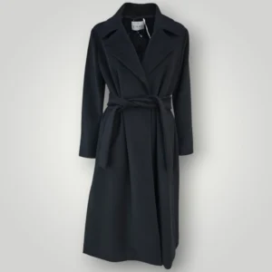 Cappotto in Panno Emme Marella Boero Nero
