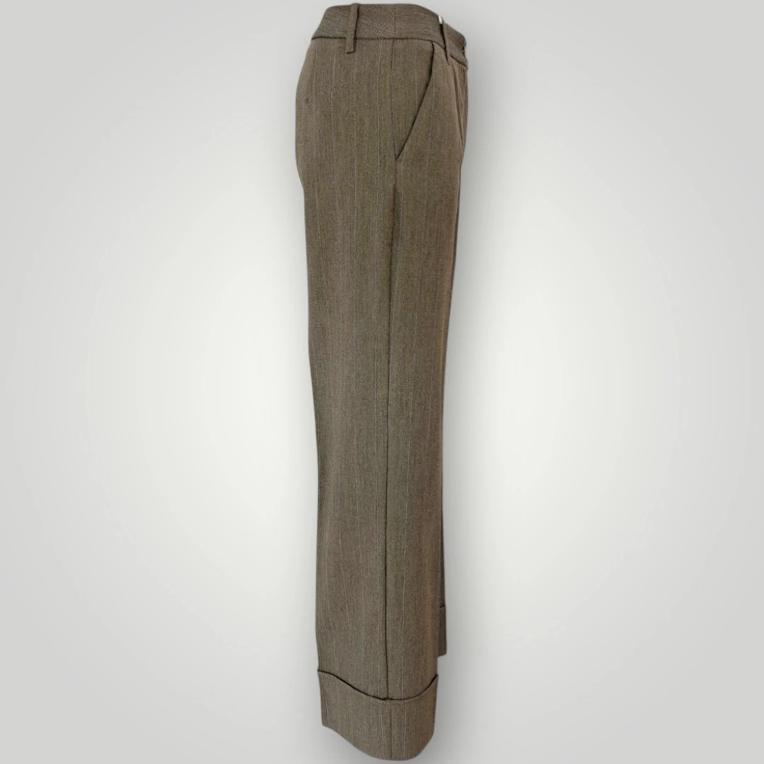 Pantalone Emme Marella Pentola2 Gessato - immagine 2