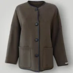 Giaccone Marella Sport Satira Marrone